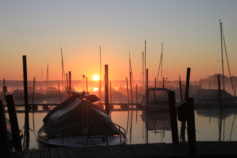 Sonnenaufgang in Kirchmöser